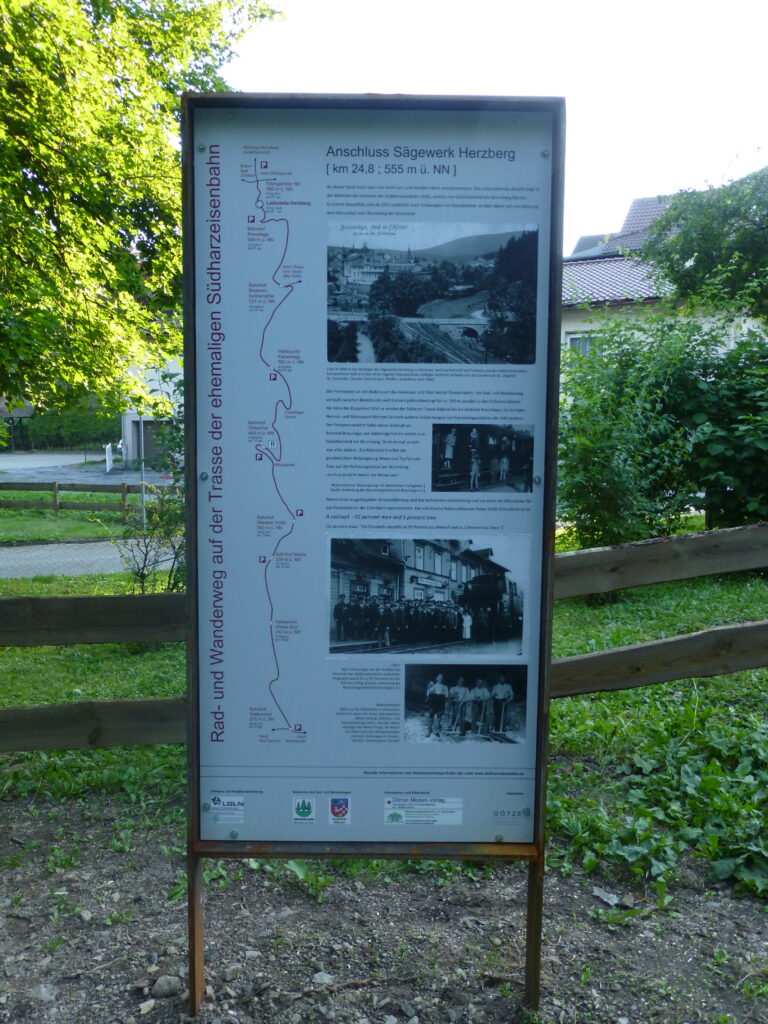 Stele Sägewerk Herzberg