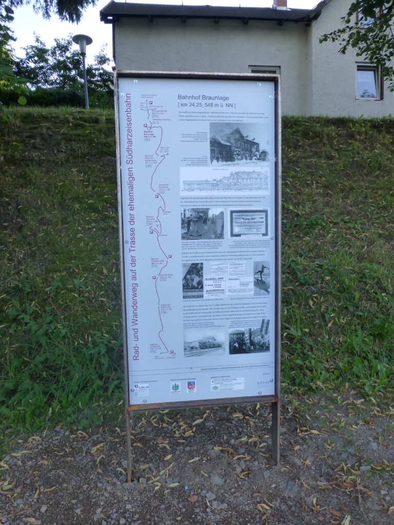 Stele Bahnhof Braunlage