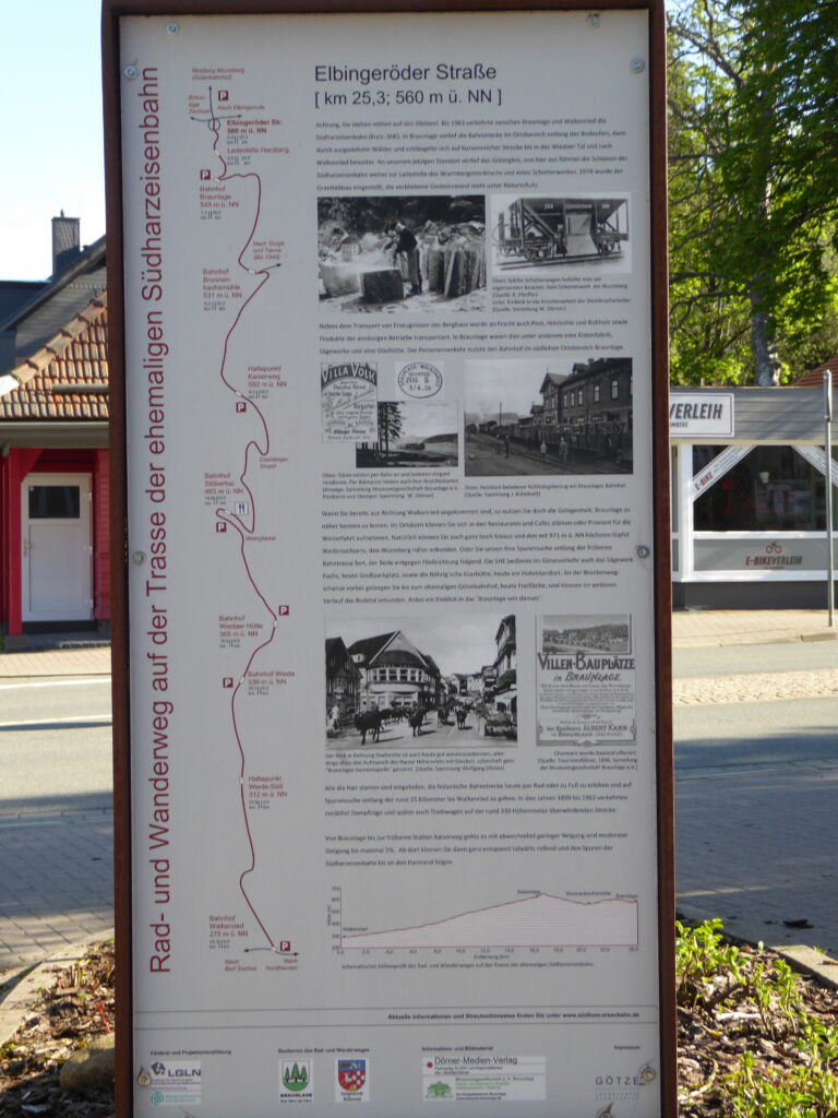 Stele Elbingeröder Straße